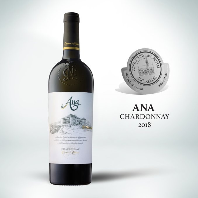 Concours Mondial de Bruxelles 2019 - Argint Ana Chardonnay 2018